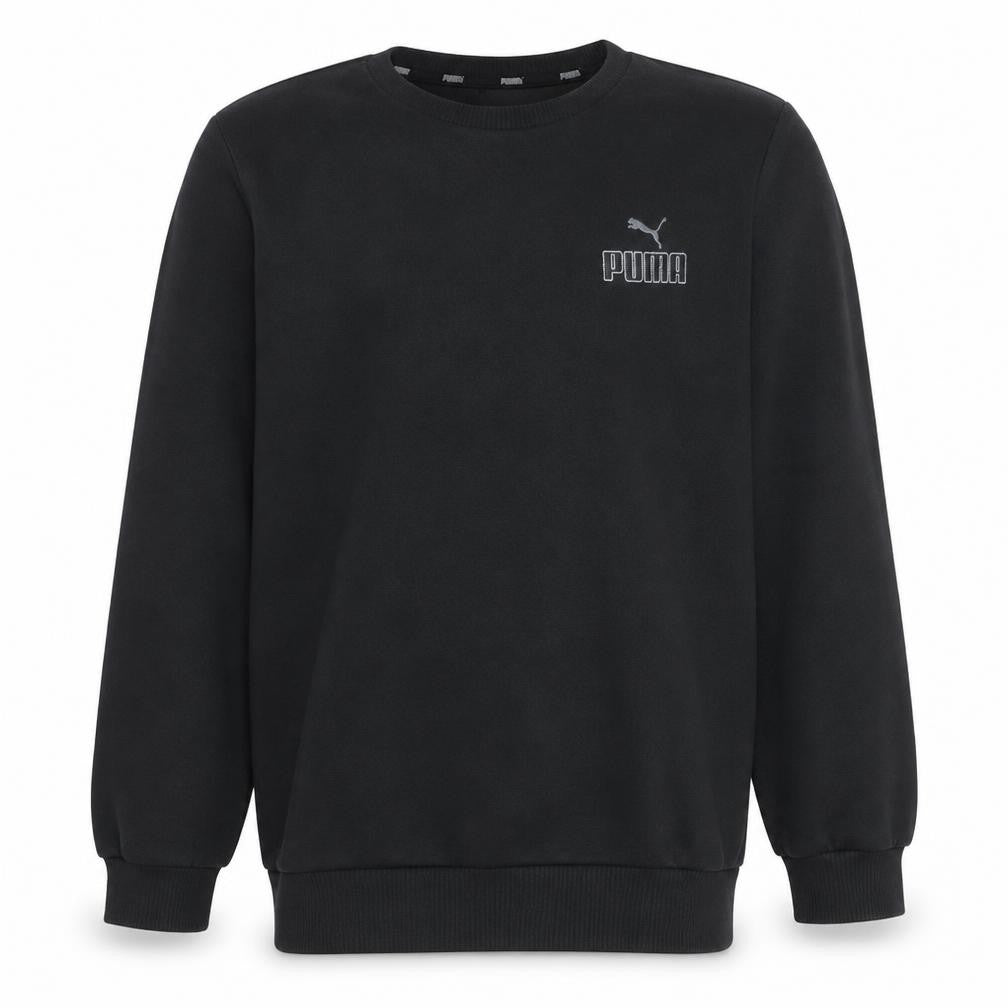 Puma Men's Black Crew Neck Pullover Sweatshirt Size M