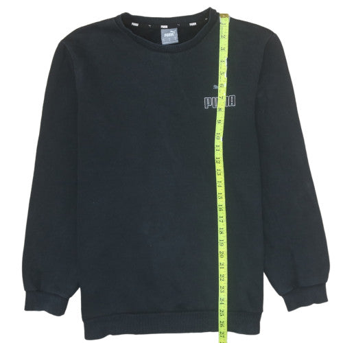 Puma Men's Black Crew Neck Pullover Sweatshirt Size M
