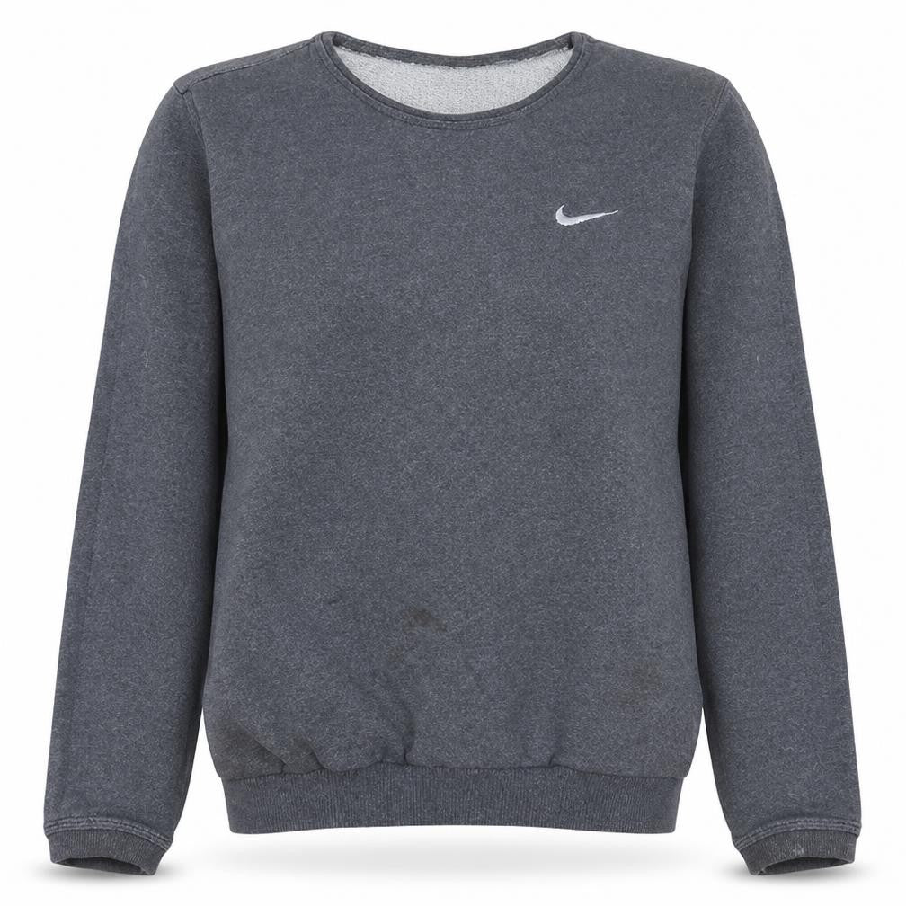 Nike Women’s Grey Pullover Sweatshirt M Cotton Blend