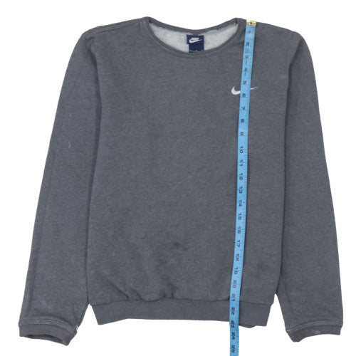Nike Women’s Grey Pullover Sweatshirt M Cotton Blend