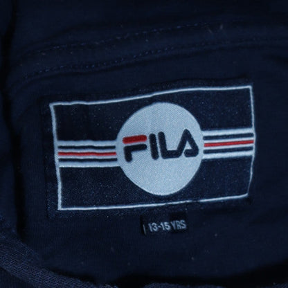 Additional view of Fila boys’ multicoloured pullover hoodie 13-15 years colourblock logo sweatshirt