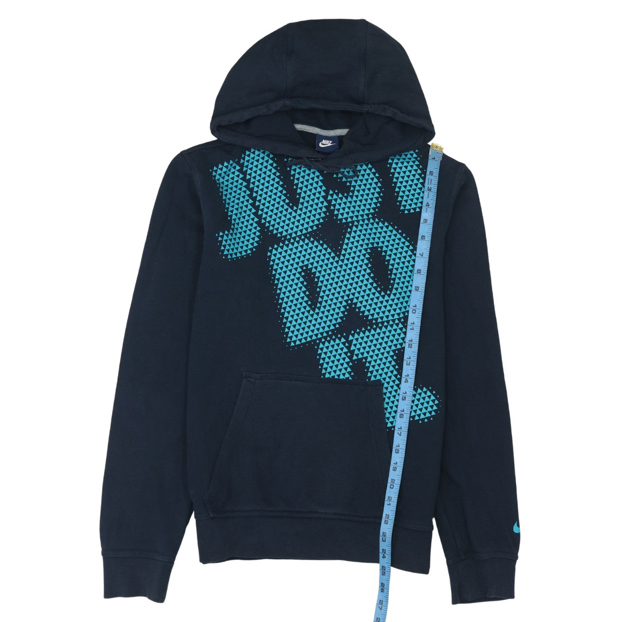 Nike Men's Blue Graphic Pullover Hoodie Size S