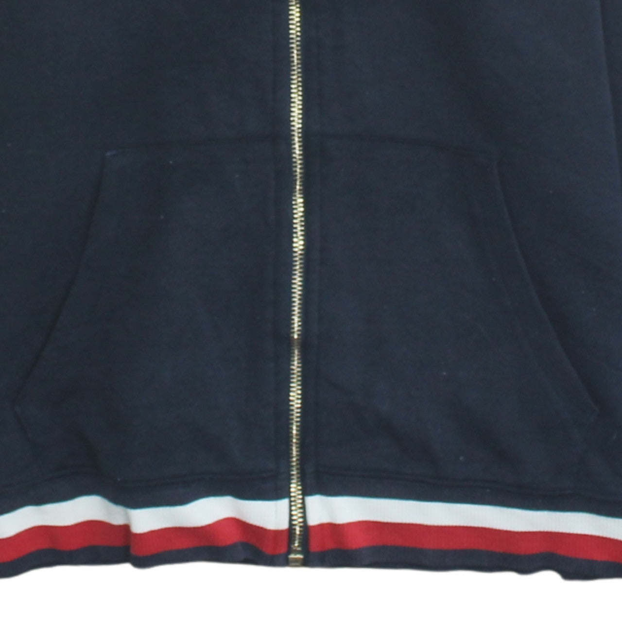 Tommy Hilfiger Men's Blue Full Zip Hoodie Size L Classic Logo