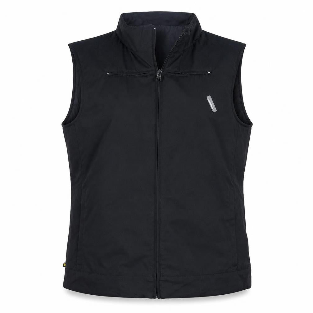Reebok Women's Black Size 10 Sleeveless Zip Waistcoat Bodywarmer