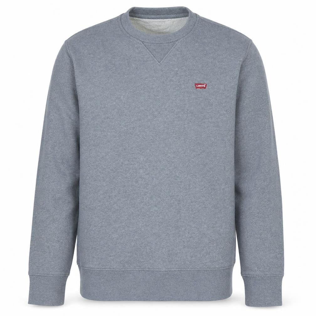 Levi's Men's Grey Crew Neck Pullover Sweatshirt Size S