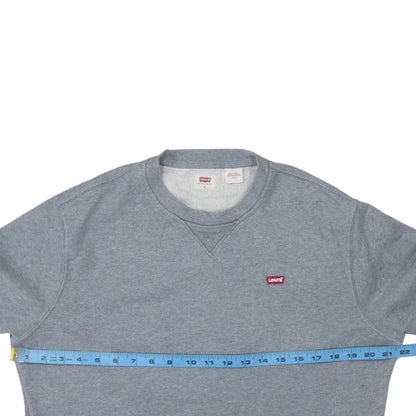 Levi's Men's Grey Crew Neck Pullover Sweatshirt Size S