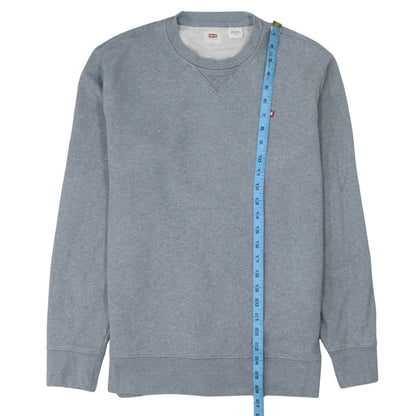 Levi's Men's Grey Crew Neck Pullover Sweatshirt Size S