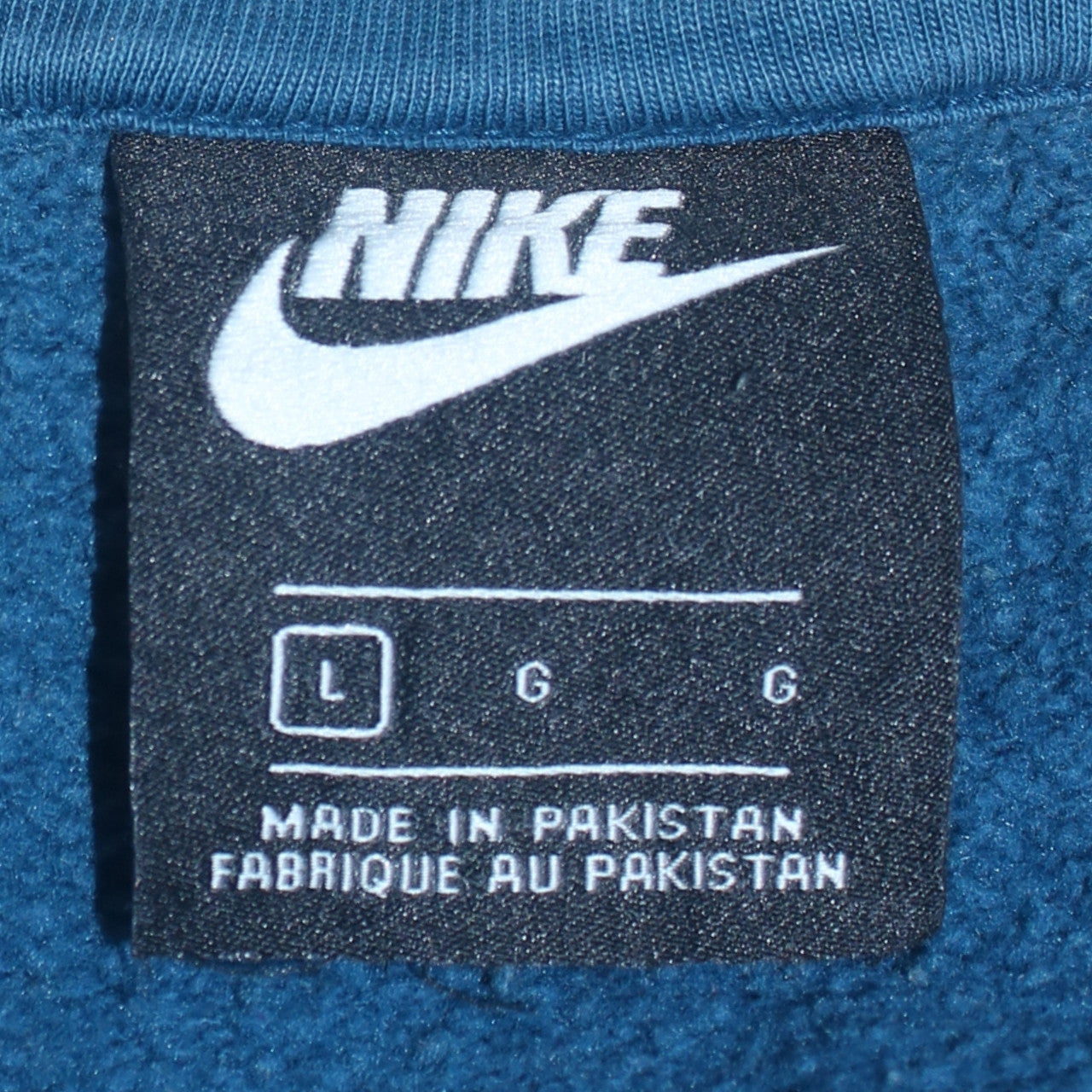 Nike Men's Blue Pullover Crew Neck Sweatshirt Size L