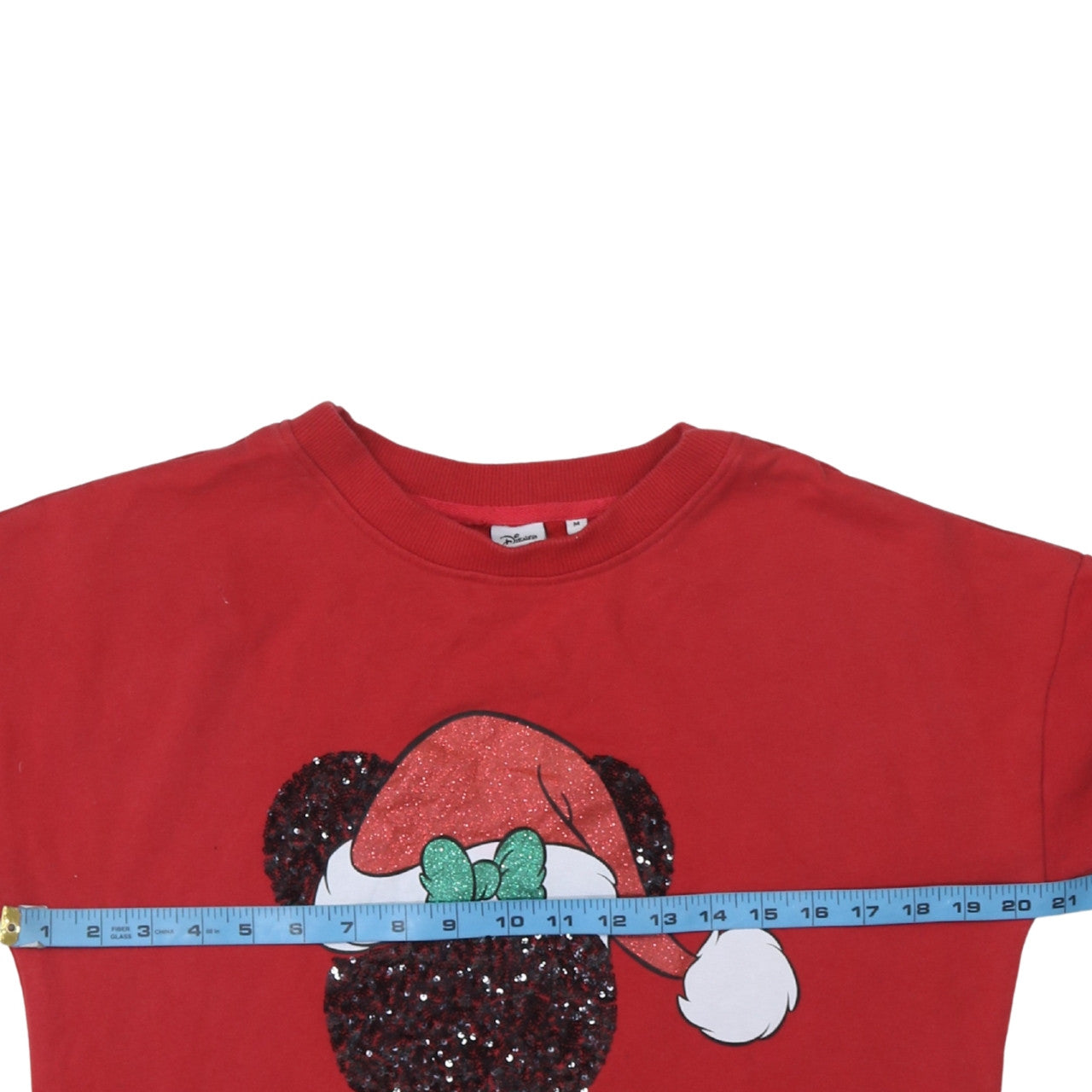 Next Disney Red Minnie Mouse Christmas Pullover Sweatshirt Women M