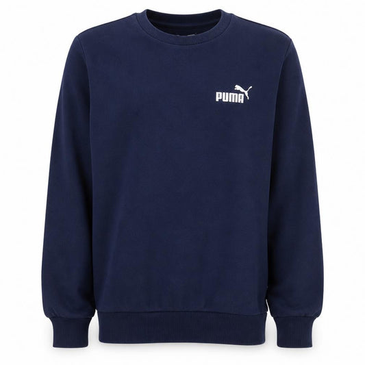 Puma Men's Blue Crew Neck Pullover Sweatshirt XS Regular Fit