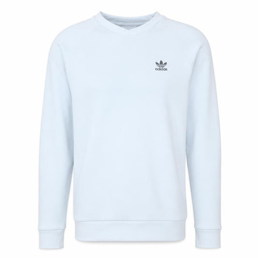 Adidas Men's White Crew Neck Pullover Sweatshirt Size S