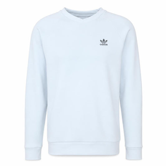 Adidas Men's White Crew Neck Pullover Sweatshirt Size S