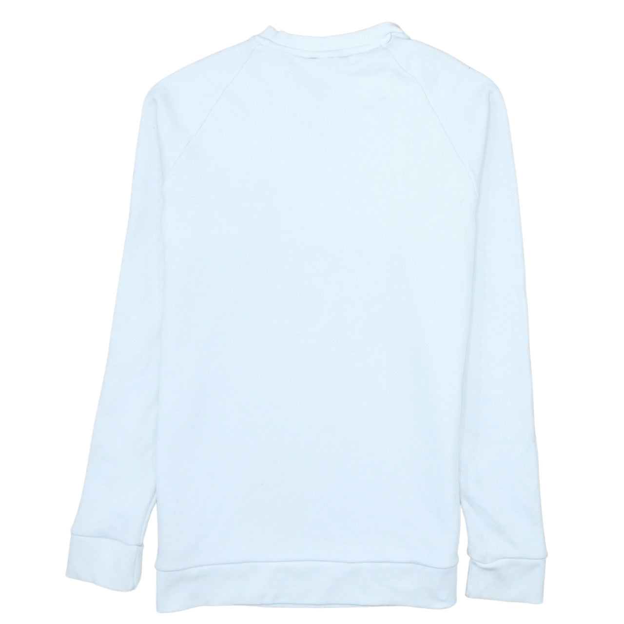 Adidas Men's White Crew Neck Pullover Sweatshirt Size S