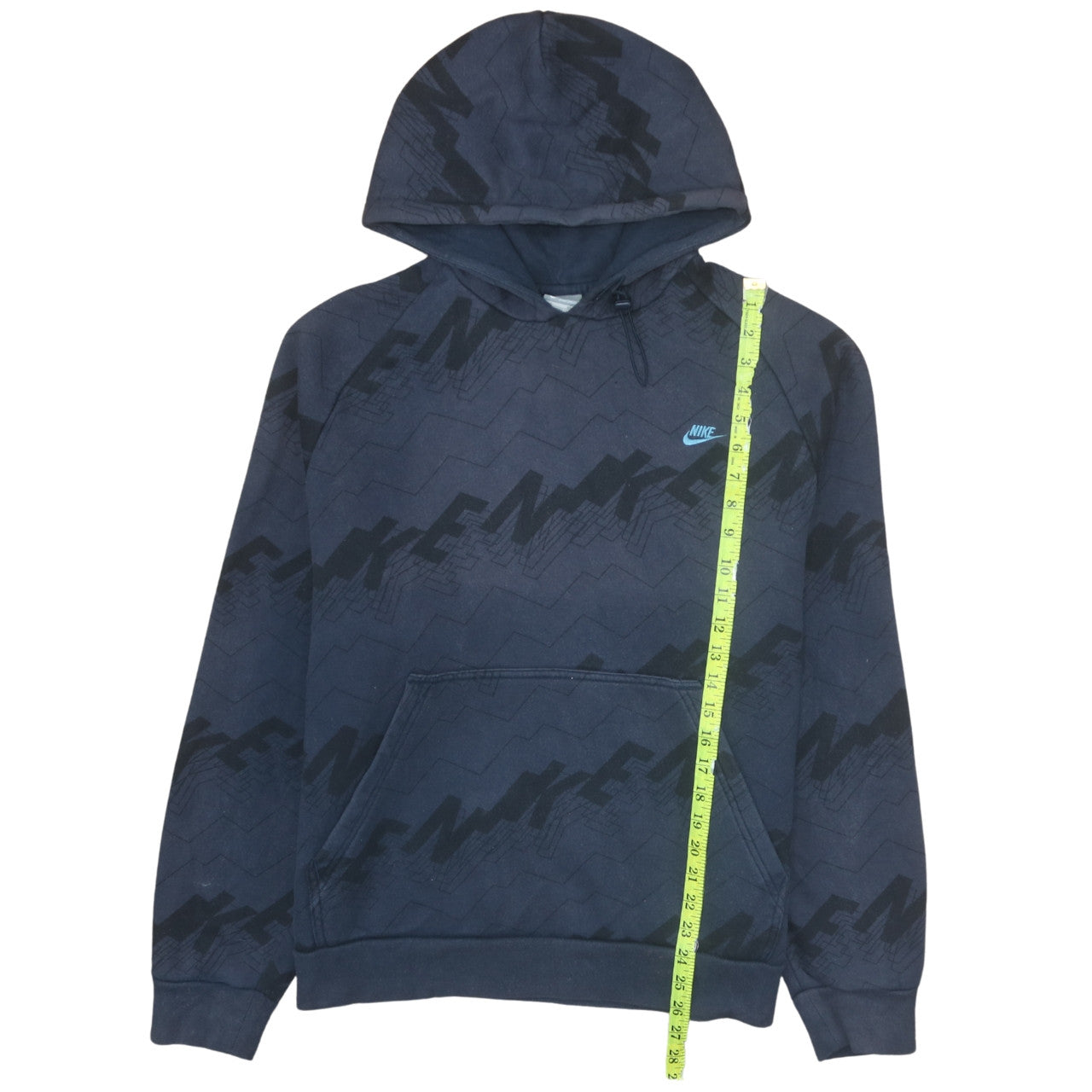 Nike Mens Blue Pullover Hoodie Size L Regular Fit Sportswear