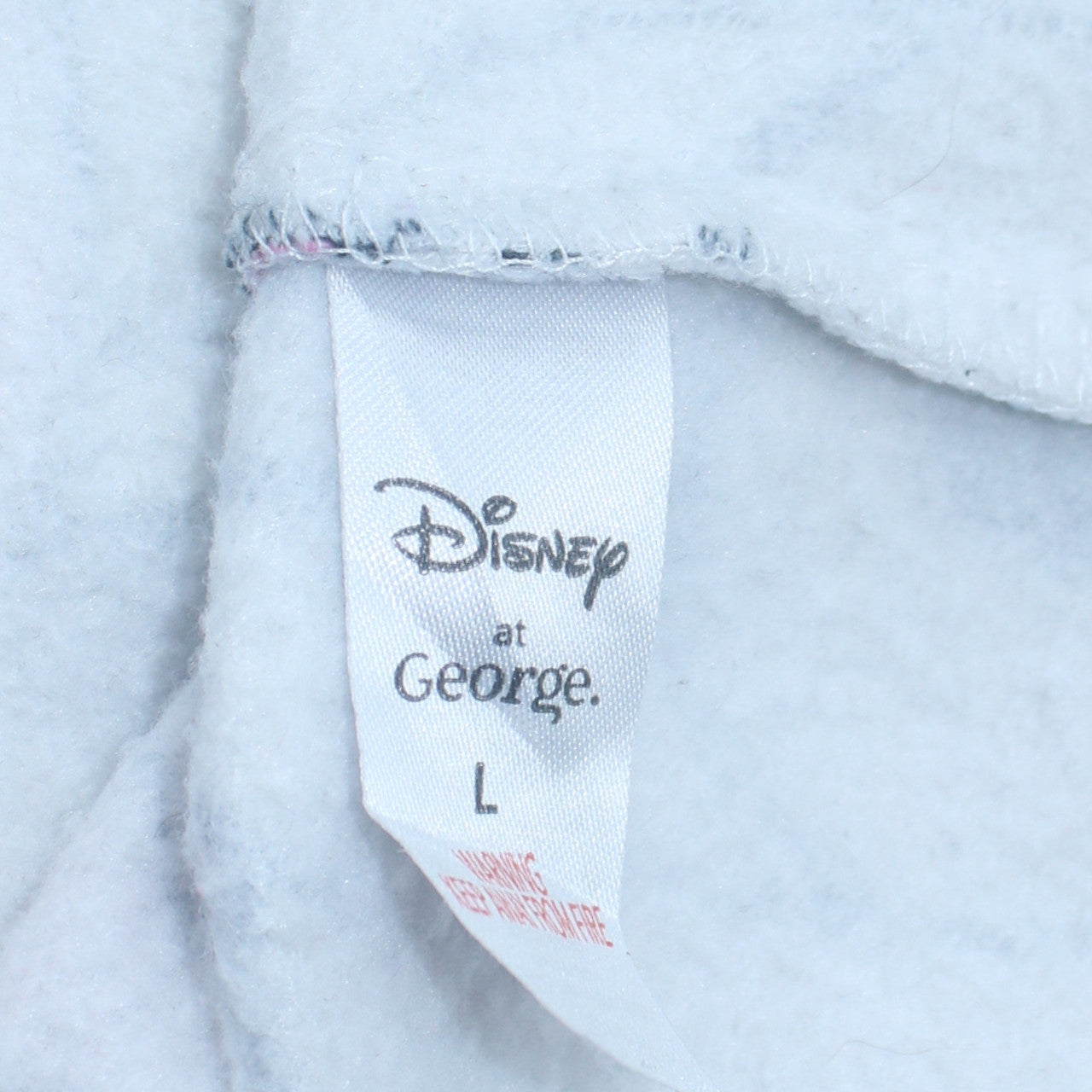 Disney at George Women White Multicoloured Pullover Sweatshirt L