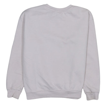 Brand and care label for Primark girls’ white toad super mario bros sweatshirt 11 years pullover