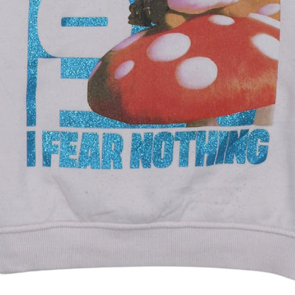 Additional view of Primark girls’ white toad super mario bros sweatshirt 11 years pullover