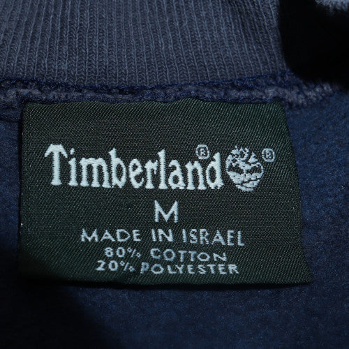 Timberland Men's Blue Embroidered Logo Pullover Sweatshirt M
