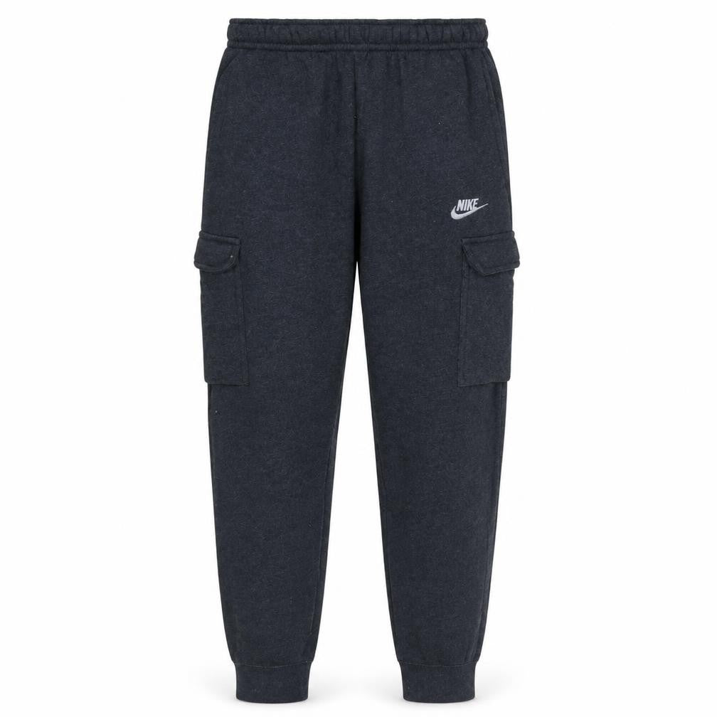 Nike Men's Black Cargo Jogger Sweatpants Small Fleece Lined