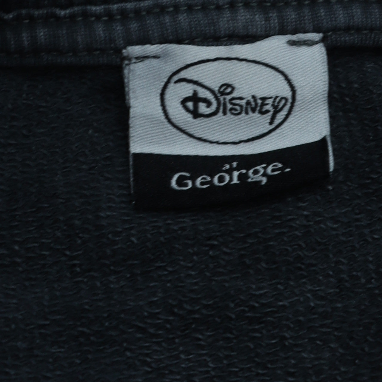Disney at George Womens Black 2XL Mickey Mouse Pullover Sweatshirt