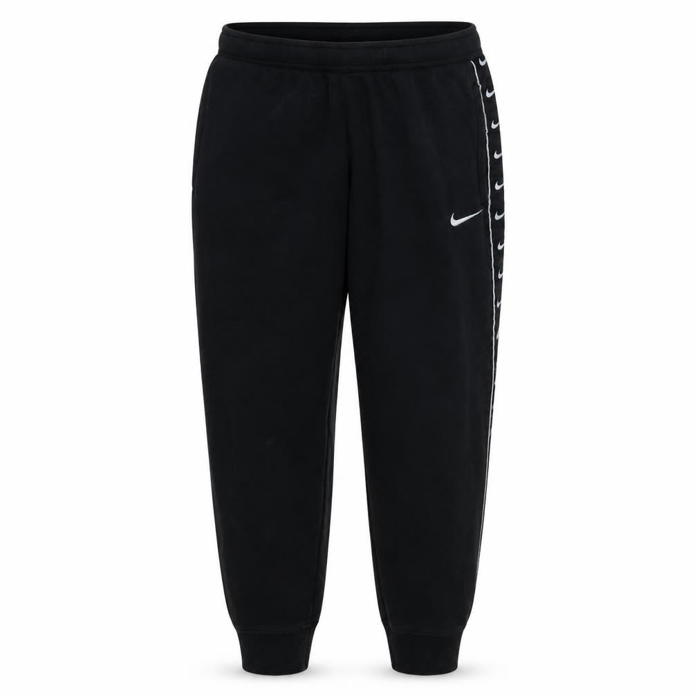 Nike Men's Black Jogger Sweatpants S Regular Fit Fleece Logo