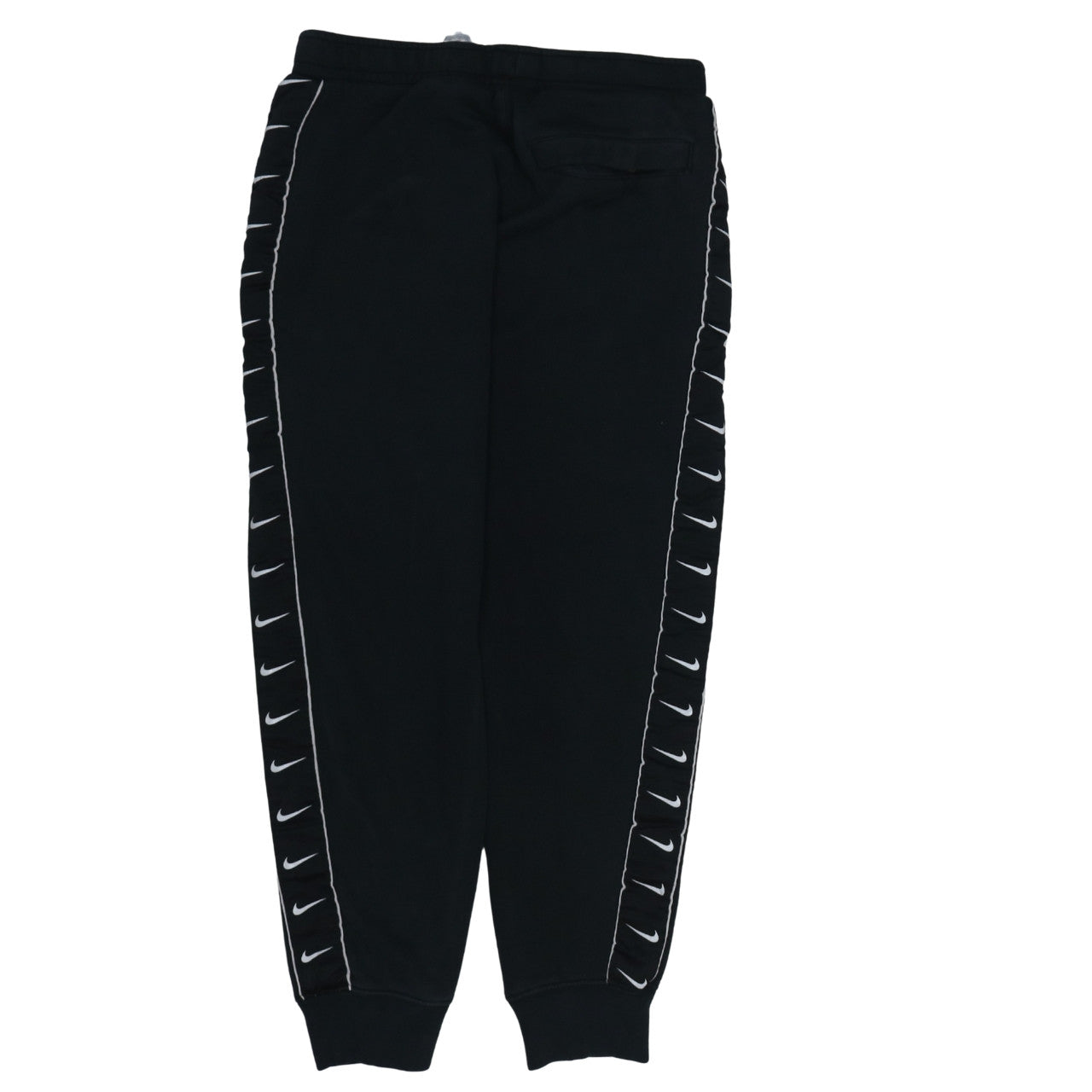 Nike Men's Black Jogger Sweatpants S Regular Fit Fleece Logo