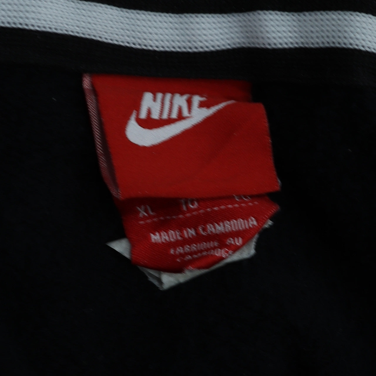 Nike Air Mens Black XL Full Zip Hoodie Fleece Sweatshirt