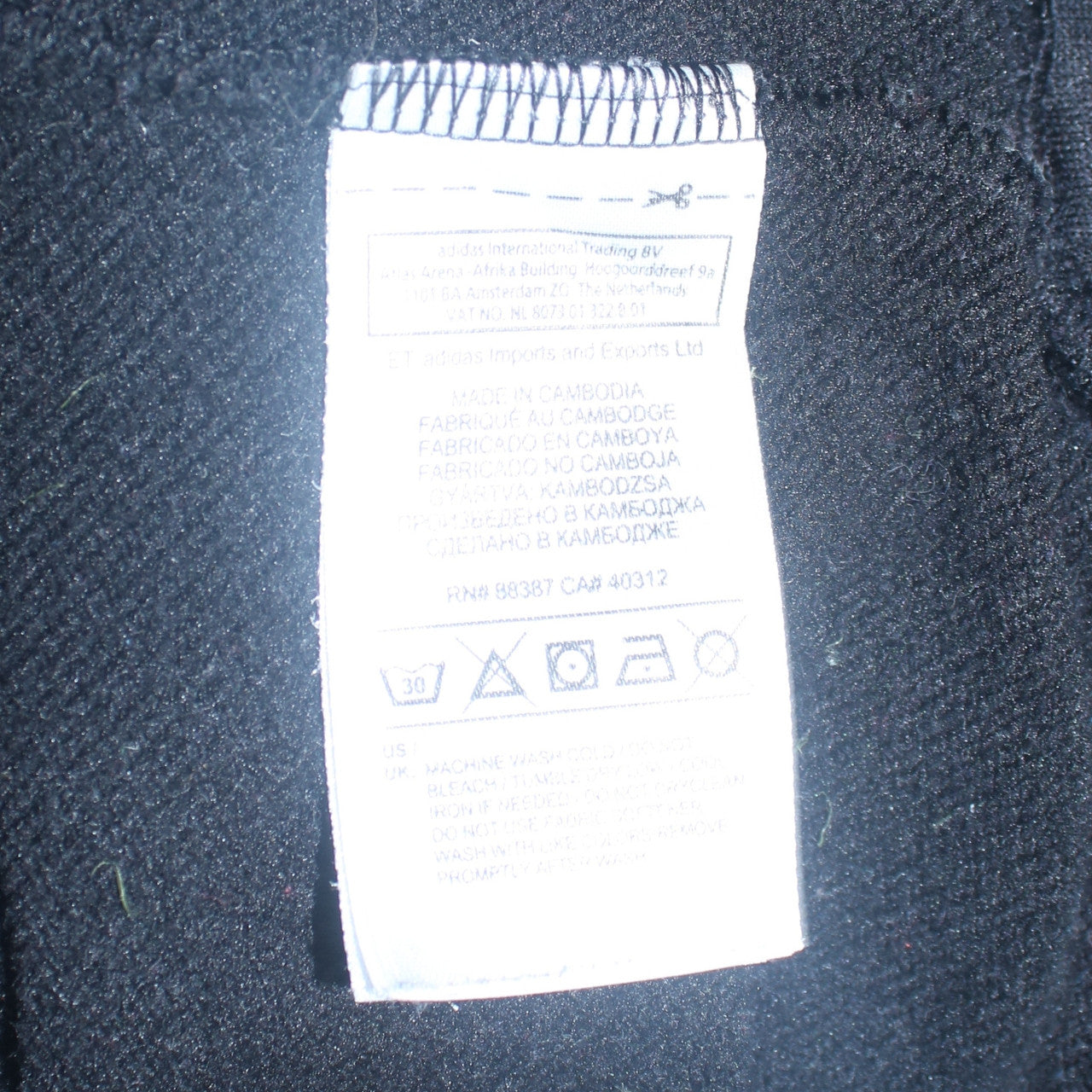 Adidas Men’s Black 1/4 Zip Climalite Golf Sweatshirt Size L