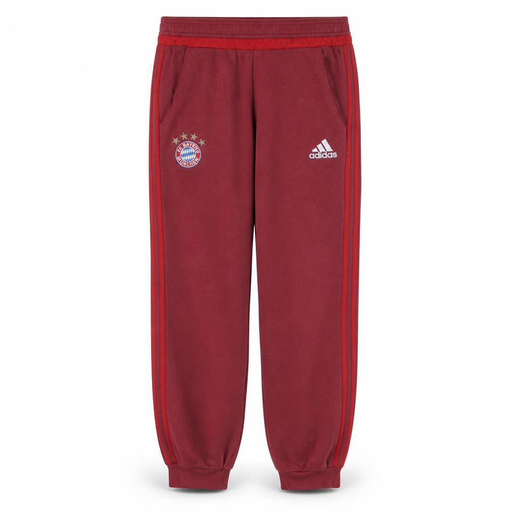 Adidas Men’s Red Bayern Munich Sweatpants L Regular Fit Fleece