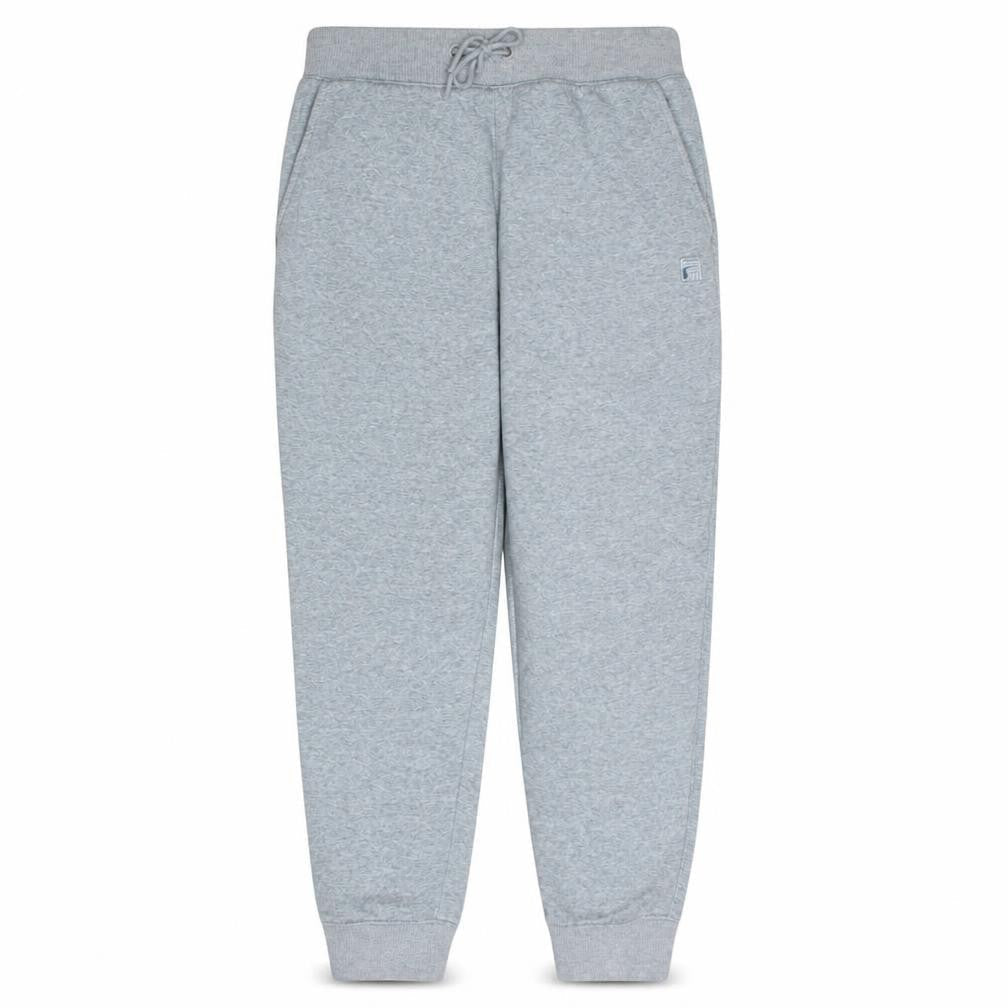 FILA Men's Grey Jogger Sweatpants L Regular Fleece Tapered