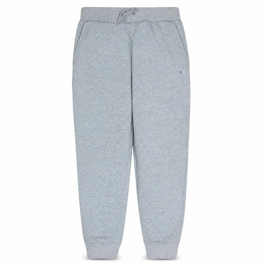 Front view of Fila Men's Grey Jogger Sweatpants L Regular Fleece Tapered