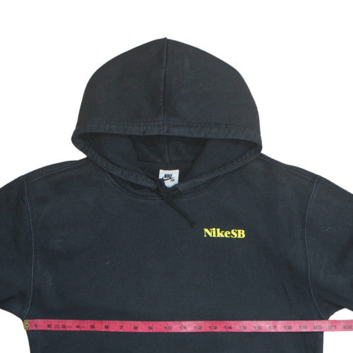 Nike SB Men's Black Pullover Hoodie Small Fleece Skate Sweatshirt