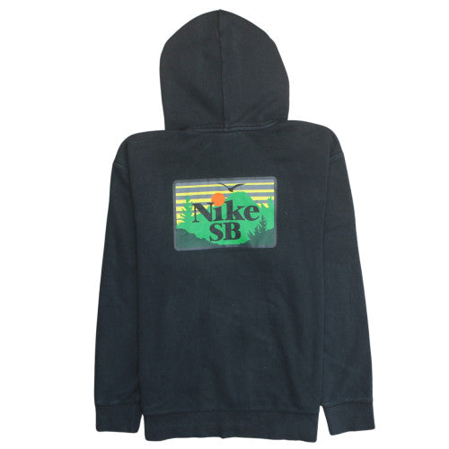 Nike SB Men's Black Pullover Hoodie Small Fleece Skate Sweatshirt