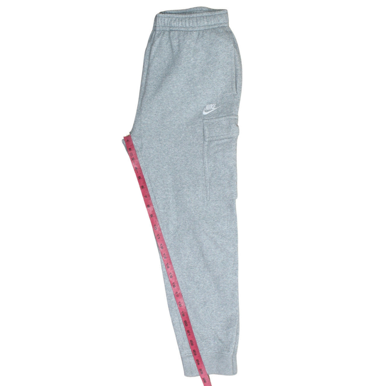 Nike Mens Grey Cargo Jogger Sweatpants Size S Regular Fit