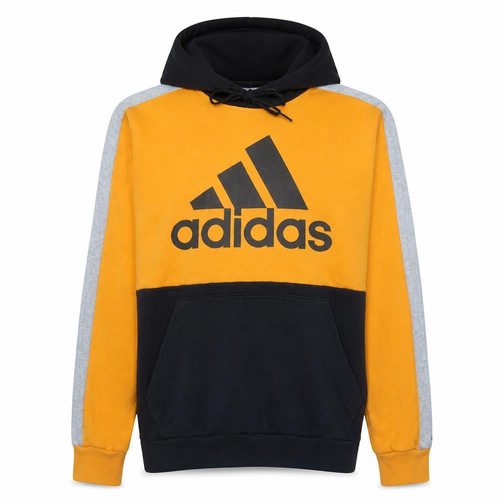 Adidas Mens Multicoloured Pullover Hoodie Size S Fleece Logo