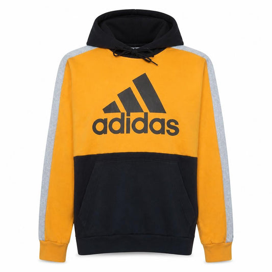 Adidas Mens Multicoloured Pullover Hoodie Size S Fleece Logo