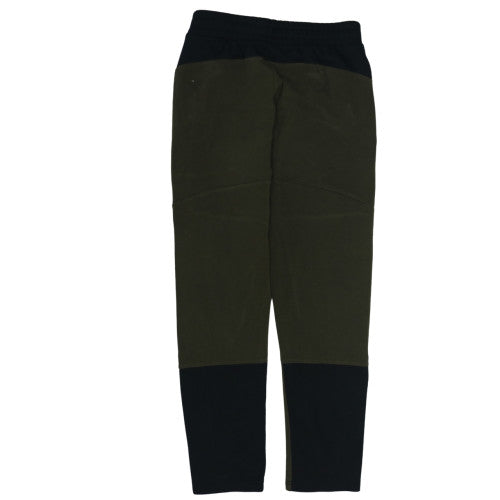 Puma Boys Green Jogger Trousers 13-14 Years Cotton Blend Activewear