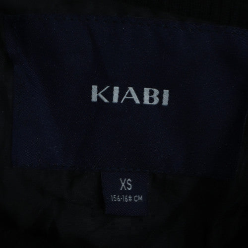 Kiabi Women's Black XS Varsity Jacket with Embroidered Logo