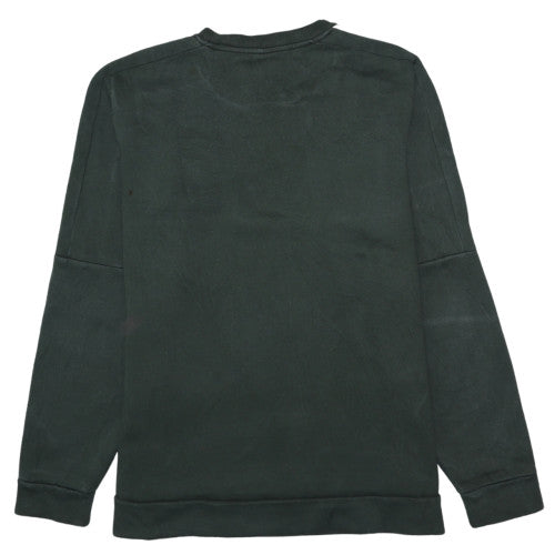 Adidas Men's Green Crew Neck Pullover Sweatshirt Size L