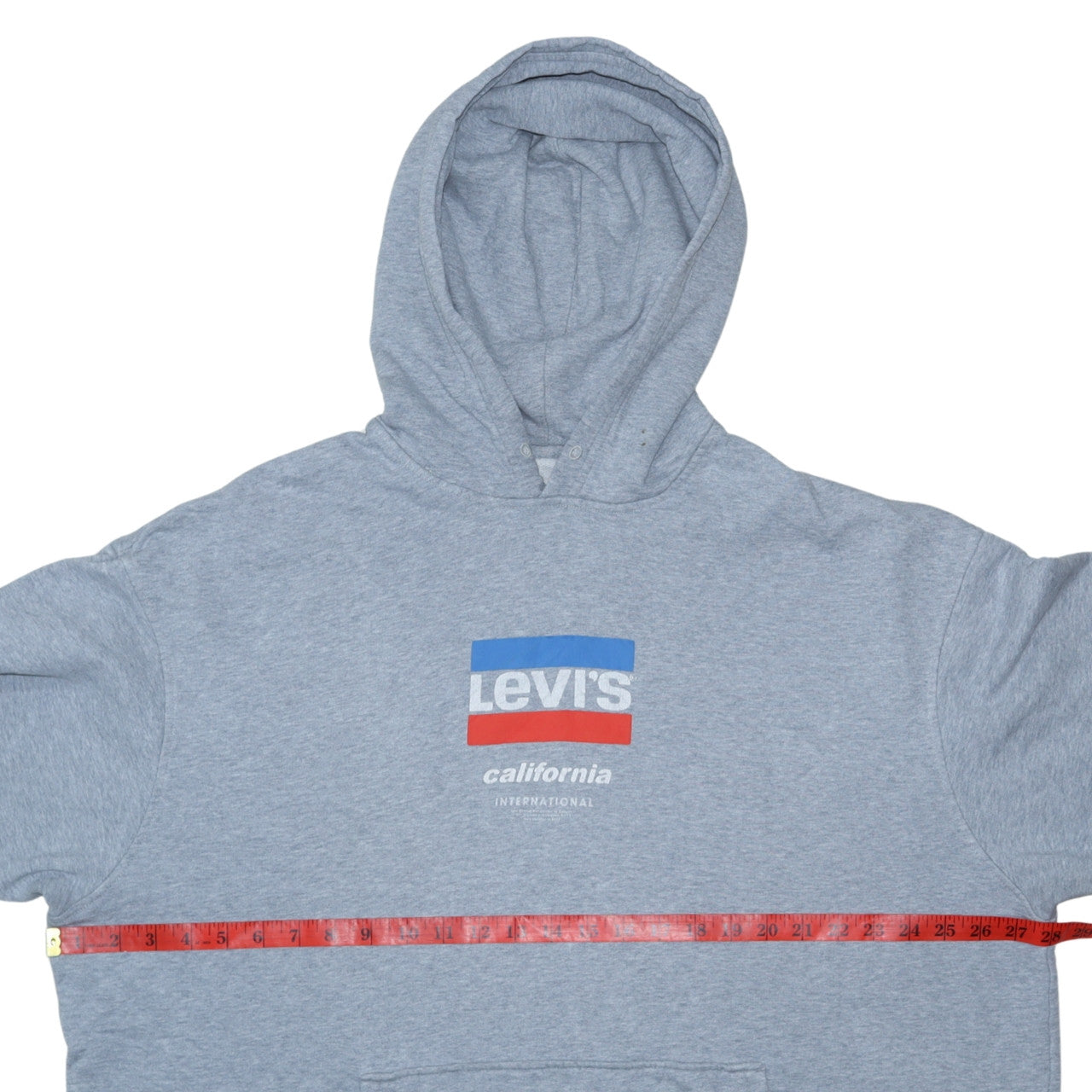 Levi's Men's Grey XL Relaxed Fit Pullover Hoodie Sweatshirt