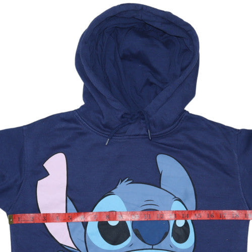 Disney Women’s Blue Stitch Pullover Hoodie 2XS - Primark Cares