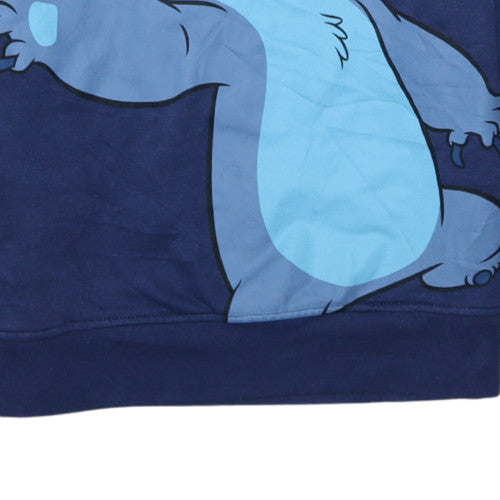 Disney Women’s Blue Stitch Pullover Hoodie 2XS - Primark Cares