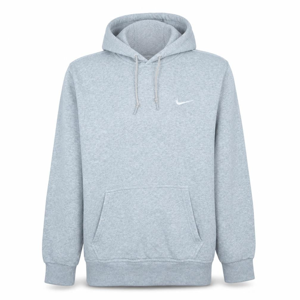 Nike Men's Grey Pullover Hoodie Medium Regular Fit Sports Fleece