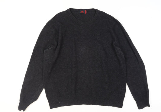 Robe Di Kappa Men's Black Wool Crew Neck Pullover Jumper L
