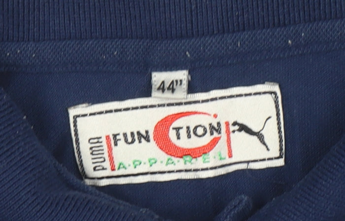 Puma Men's Blue Function Polo Shirt XL Sports Casual