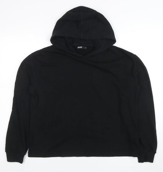 Cropp Eco Aware Women's Black XL Pullover Hoodie Cotton Blend
