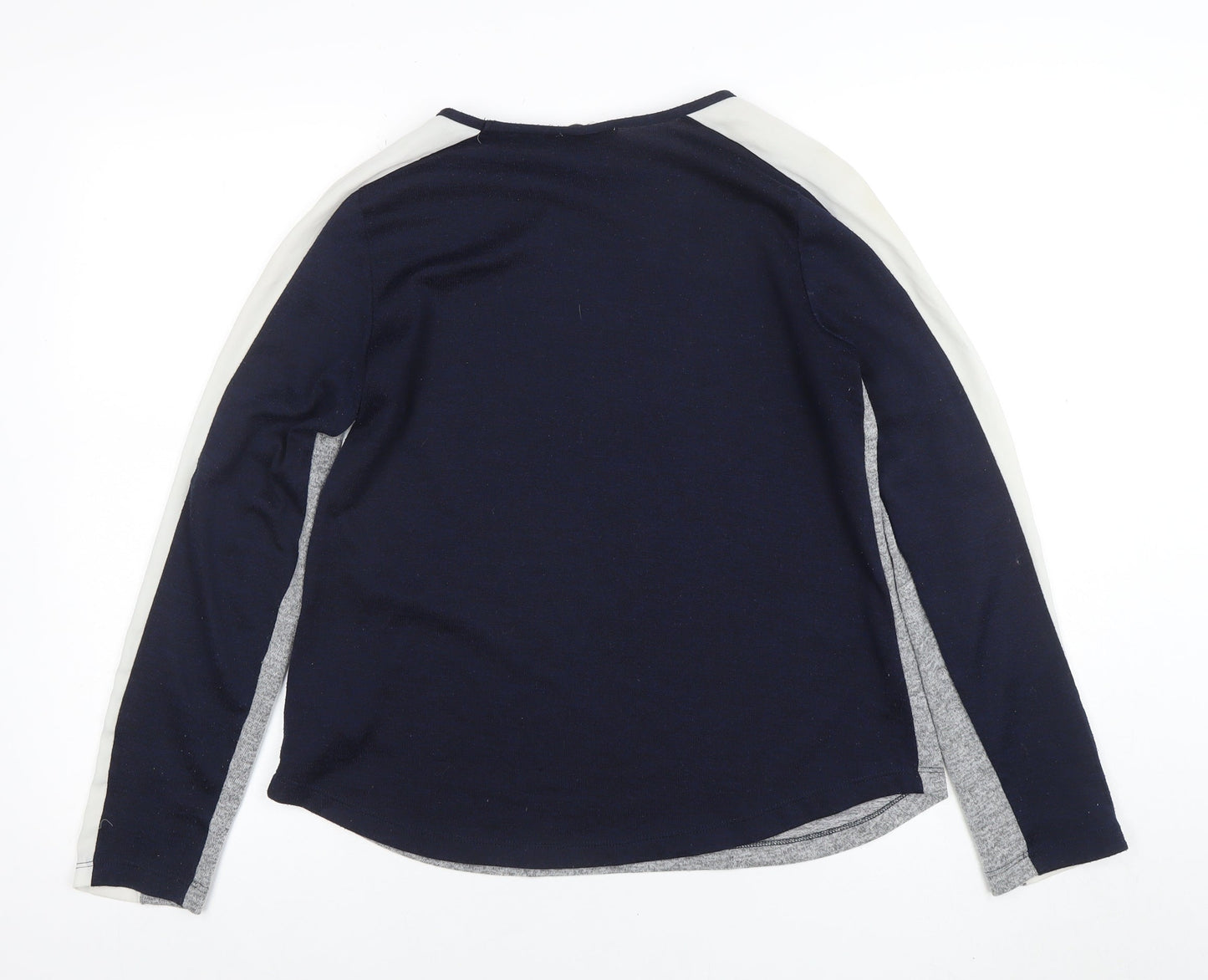 Apricot Womens Multicoloured Long Sleeve Colourblock Jersey T-Shirt Size S