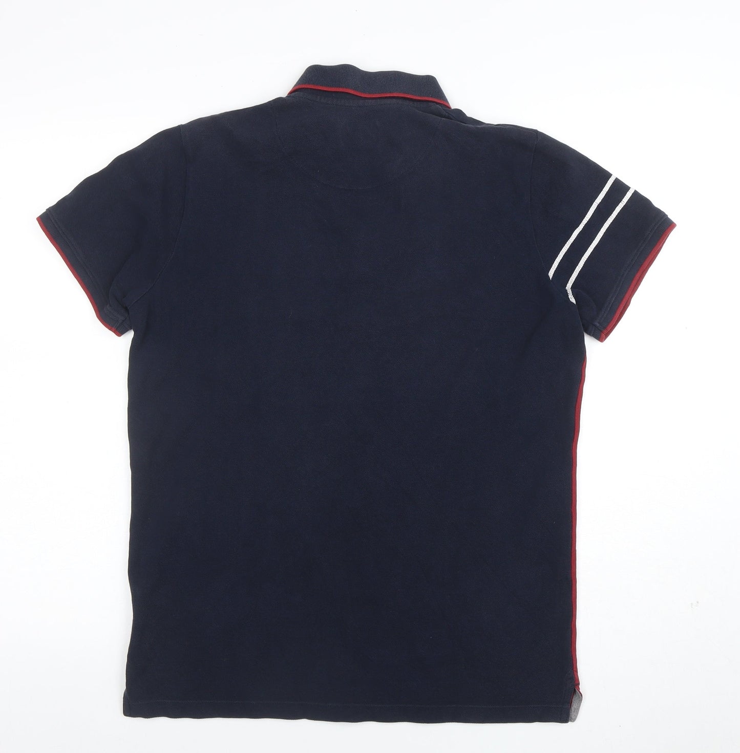 WROGN Men's Multicoloured Slim Fit Cotton Polo Shirt M