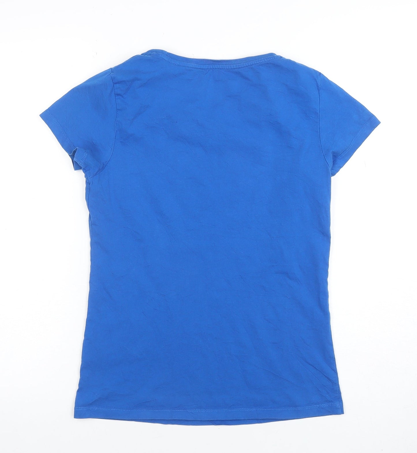 Stella Stanley Womens Blue Medium 'You Planet' Space Graphic T-Shirt