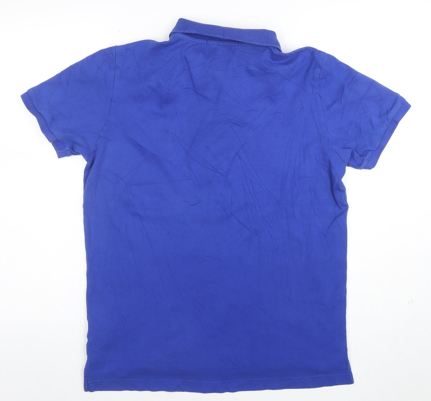 U.S. Polo Assn. Men's Blue Cotton Short Sleeve Polo Shirt Size S